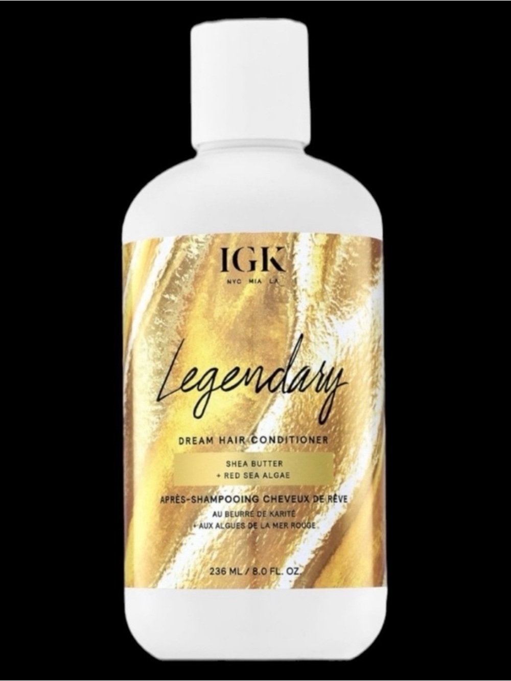 IGK Legendary Dream Hair Conditioner - White & Gold Bottle